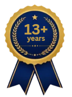 13+ years